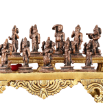 Pure Copper Dashavatar Miniature Set | 2.5" Sacred Collection | 607g Divine Art | Complete Avatar Series | Perfect Gift Set | Jaipurio